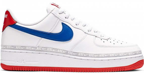 air force 1 white red and blue