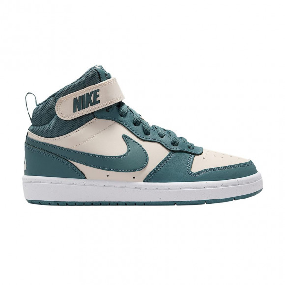 Nike Court Borough Mid 2 GS 'Chalk Mineral Slate White' | Kid's Size 5.5 - CD7782-131