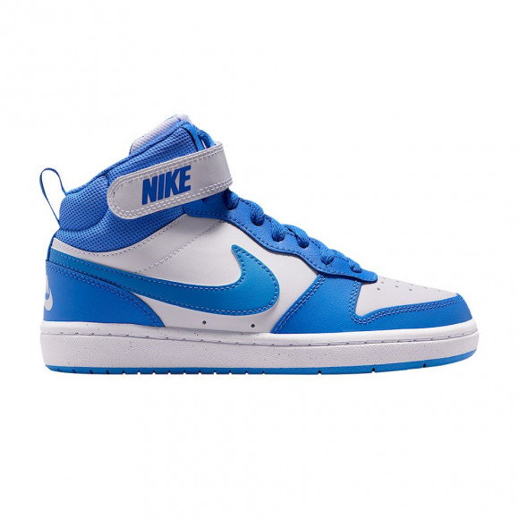 Nike Court Borough Mid 2 GS 'White Blue Crystal White Blue Crystal' | Kid's Size 6.5 - CD7782-134