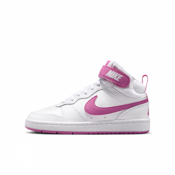 Nike Court Borough Mid 2 Kinderschoenen - Wit - CD7782-135