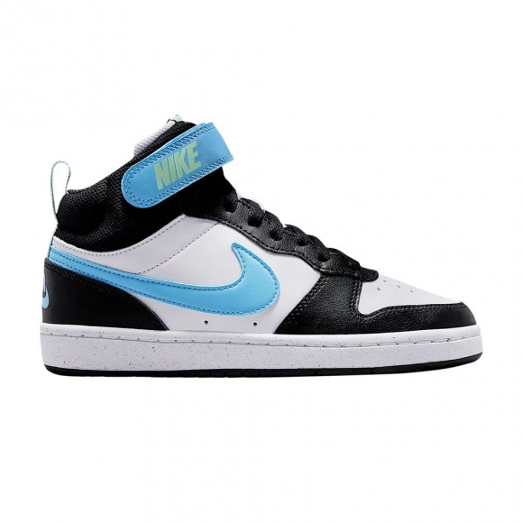 Nike Court Borough Mid 2 GS 'White Black' | Kid's Size 7 - CD7782-136