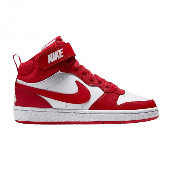 Nike Court Borough Mid 2 GS 'White University Red' | Kid's Size 5.5 - CD7782-143