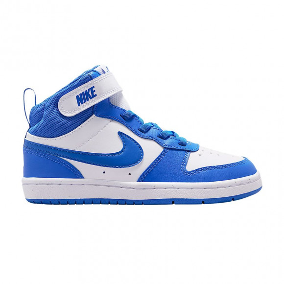 Nike Court Borough Mid 2 PS 'White Blue Crystal' | Kid's Size 3 - CD7783-134