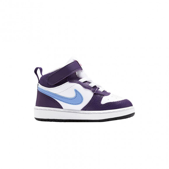 Nike Court Borough Mid 2 TD 'White Eggplant' | Purple | Infant Size 5 - CD7784-106