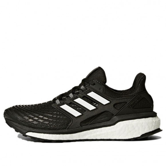 adidas ENERGY BOOST W Black Marathon Running Shoes (Women's/Wear-resistant/Cozy) CG3056 - CG3056