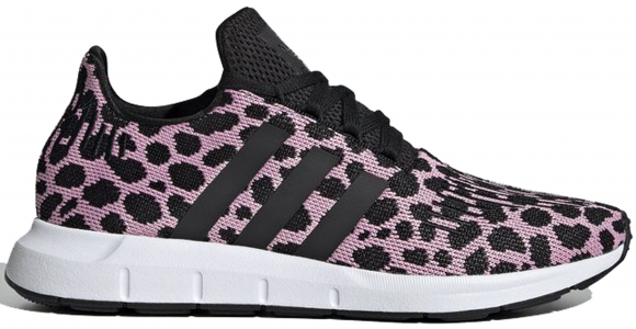 adidas swift run pink leopard