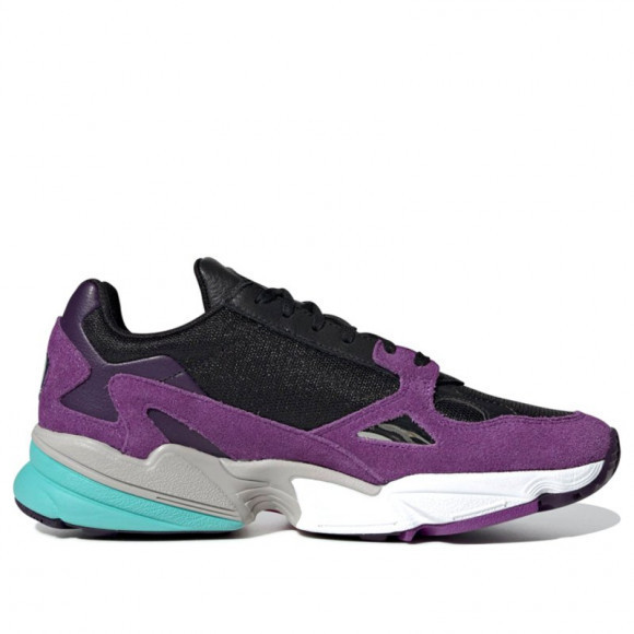 Adidas Womens WMNS Falcon 'Active Purple' Core Black/Cloud White/Active Purple Marathon Running Shoes/Sneakers CG6216 - CG6216