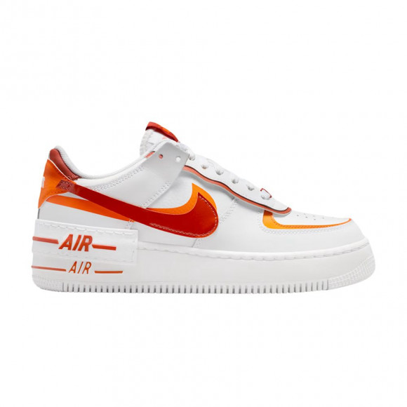 Nike Wmns Air Force 1 'White Red Orange' | Women's Size 5 - CI0919-124