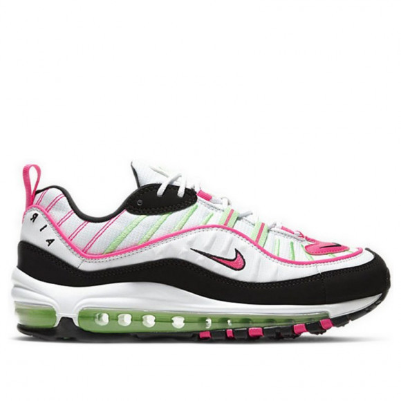 nike zoom stefan janoski suede shoes clearance White / Pink / Illusion Green - Women's Running Shoes - Nike Air Max 98