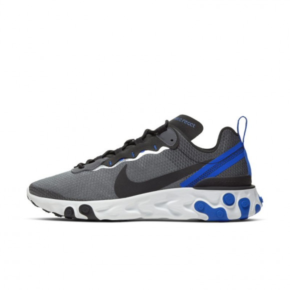 nike react element 55 blue and black