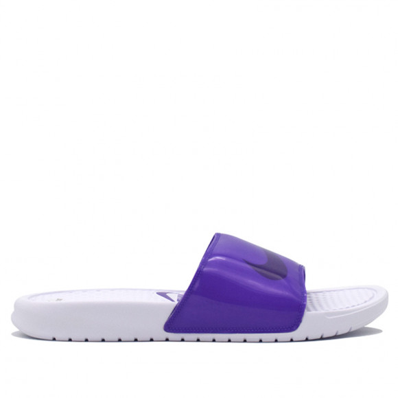Nike Benassi JDI Print Purple White Slides CI5927-551 - CI5927-551