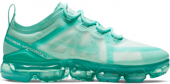 white and turquoise vapormax