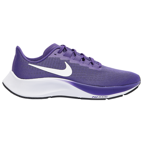 nike black and purple running shoes