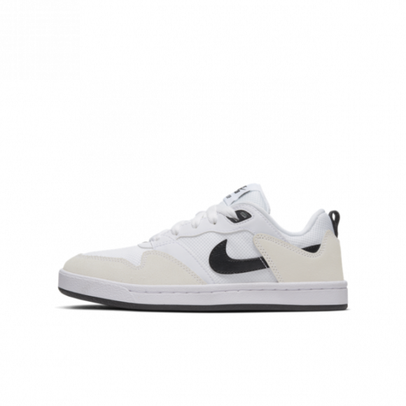 nike sb alleyoop white & black shoes