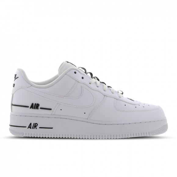 nike air force 1 low double air low black white