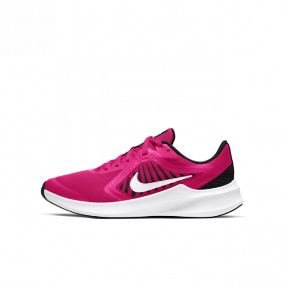 Nike Downshifter 10 Older Kids' Road Running Shoes - Pink - CJ2066-601