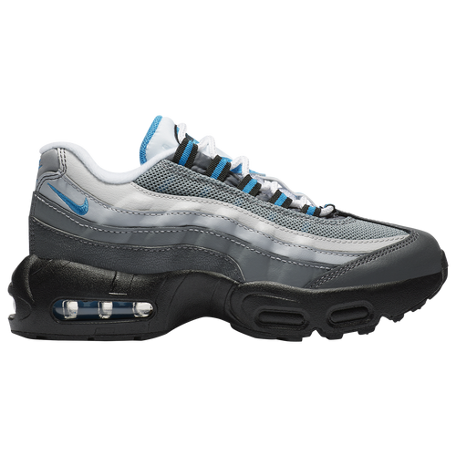 Nike Air Max 95 - Boys' Preschool Running Shoes - Dark Gray / Laser Blue / Cool Gray - CJ3907-002