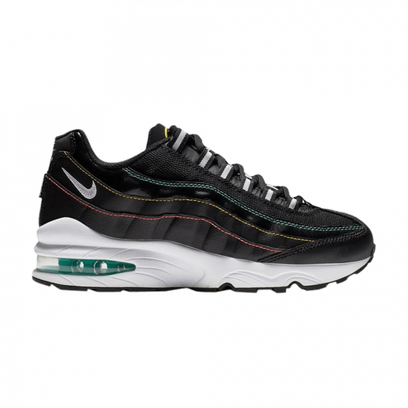 Nike Air Max 95 GS 'Black Kinetic Green' - CJ6955-001