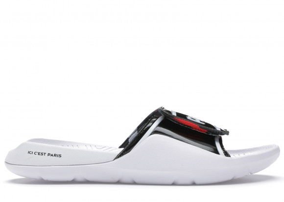Nike Air Jordan Hydro 7 V2 PSG Slide White Black - CJ7244-001