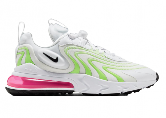 Nike Air Max 270 React ENG 'Watermelon' White/Volt/Pink Marathon Running Shoes/Sneakers CK2608-100 - CK2608-100