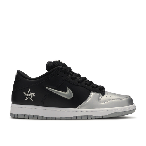 Nike Supreme x Dunk SB Low 'Metallic Silver' - CK3480-001-BF2019