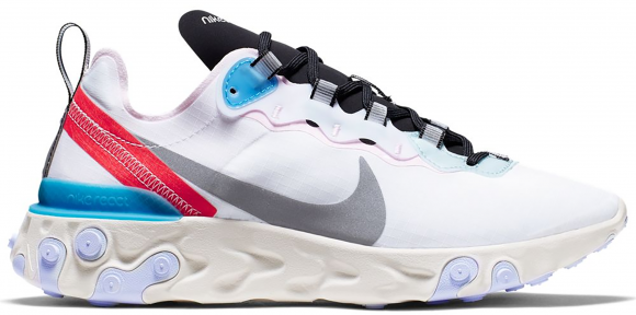 nike react element 55 pink and blue