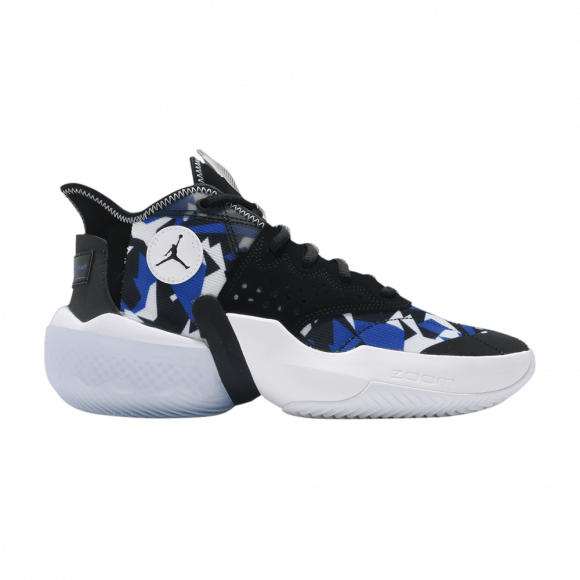 Air Jordan Jordan React Elevation PF 'Fractal Pattern - Black Racer Blue' - CK6617-004