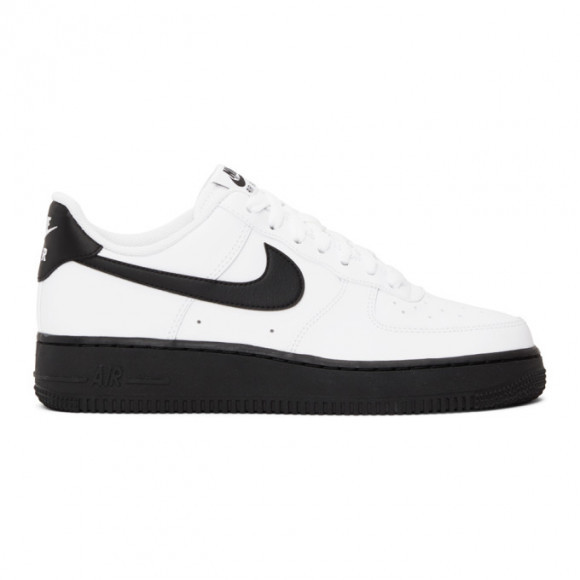 Nike White and Blue Air Force 1 07 Sneakers - CK7663