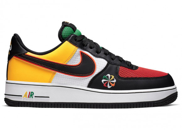Nike Air Force 1 Low 'Sunburst' white/black-lucid green Sneakers/Shoes CK9282-100 - CK9282-100