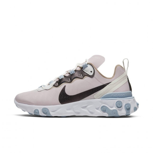 Nike Womens WMNS React Element 55 SE 'Barely Rose' Barely Rose/Fossil ...