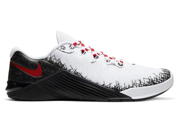 Nike Metcon 5 AMP 'White Black' White/Black/University Red Marathon Running Shoes/Sneakers CN5455-160 - CN5455-160