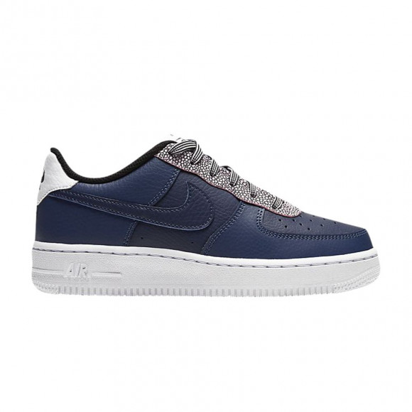 Nike Air Force 1 LV8 4 GS 'Pebble Print - Midnight Navy' | Blue | Kid's Size 3.5 - CN5715-400