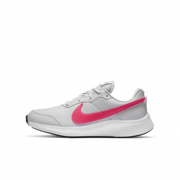 Nike VARSITY LEATHER GS girls's Shoes (Trainers) in White