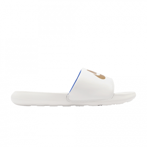 Nike Victori One Slide 'Summit White Metallic Gold' - CN9675-105