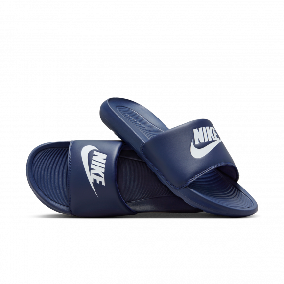 Nike Victori One Slide Midnight Navy White - CN9675-401