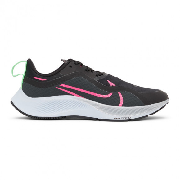 Nike Black and Pink Air Zoom Pegasus 37 Shield Sneakers - CQ7935