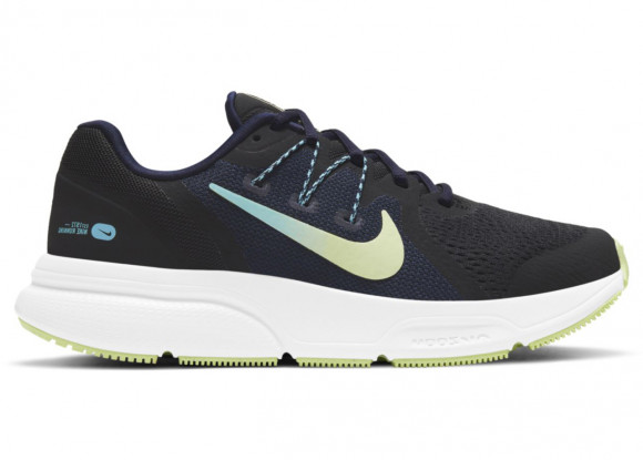 Nike Womens WMNS Zoom Span 3 'Black Light Liquid Lime' Black/Blackened Blue/Lagoon Pulse/Light Liquid Lime Marathon Running Shoes/Sneakers CQ9267-013  - CQ9267-013