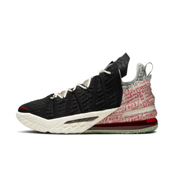 LeBron 18 Basketball Shoes - Black - CQ9283-008