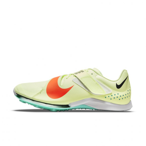 Nike Air Zoom LJ Elite - Men's Long Jump Shoes - Barely Volt / Hyper Orange / Dynamic Turquoise - CT0079-700