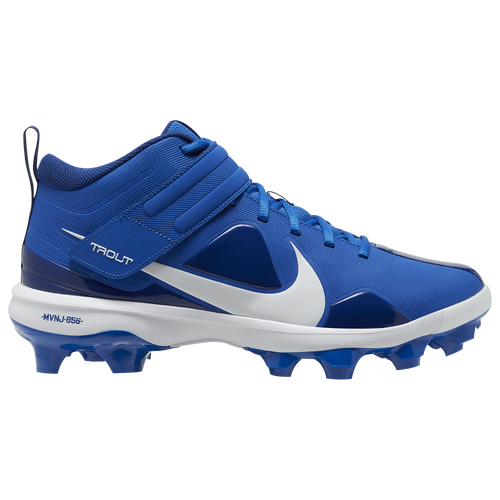 Nike Force Trout 7 Pro MCS - Men's Molded Cleats Shoes - Game Royal / White / Deep Royal Blue - CT0828-400