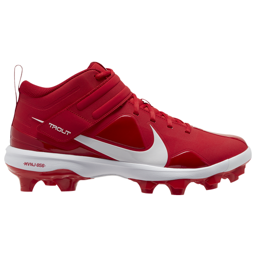 Nike Force Trout 7 Pro MCS - Men's Molded Cleats Shoes - Univ Red / White / Gym Red - CT0828-600