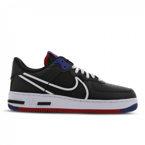 Nike Air Force 1 Low React Black White Gym Red Gym Blue - CT1020-001