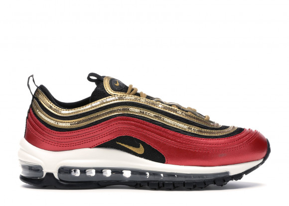 Nike Air Max 97 Red Gold Sequin (W 