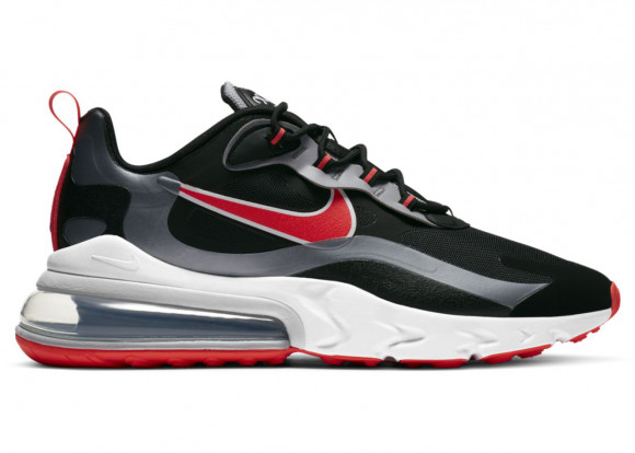 Nike Air Max 270 React Black Bright Crimson - CT1646-001