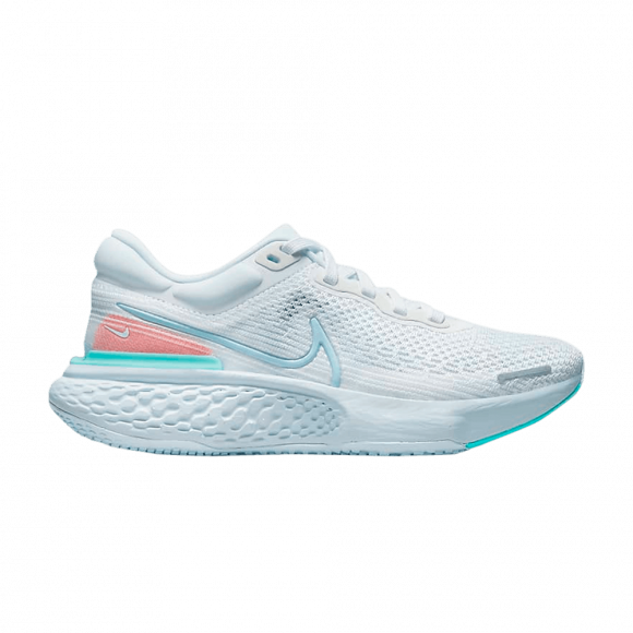 Nike Wmns ZoomX Invincible Run Flyknit 'White Dynamic Turquoise' - CT2229-102