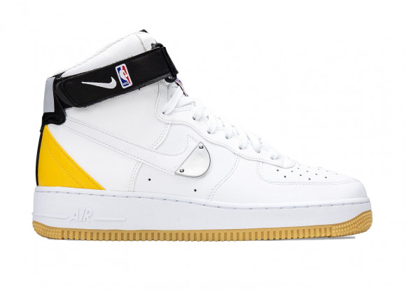 gold air force ones high top