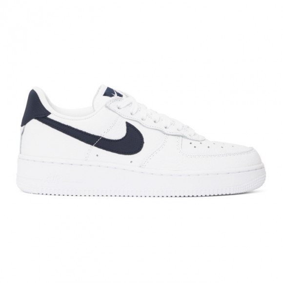 Nike White and Black Air Force 1 07 Craft Sneakers - CT2317