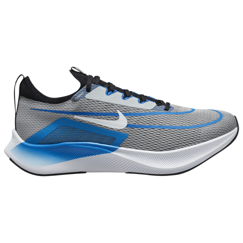 Nike Zoom Fly 4 - Men's Running Shoes - Wolf Gray / White / Photo Blue - CT2392-005