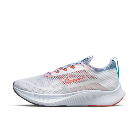 Damskie buty do biegania po drogach Nike Zoom Fly 4 - Biel - CT2401-100