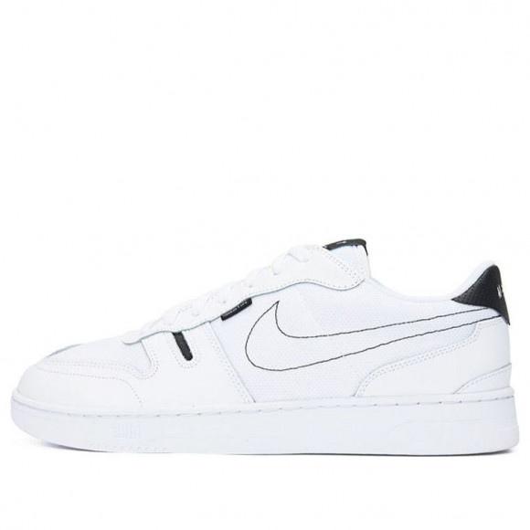 Nike Squash-Type Low Tops Casual Skateboarding Shoes White Black WHITE/BLACK Skate Shoes CT2922-100 - CT2922-100